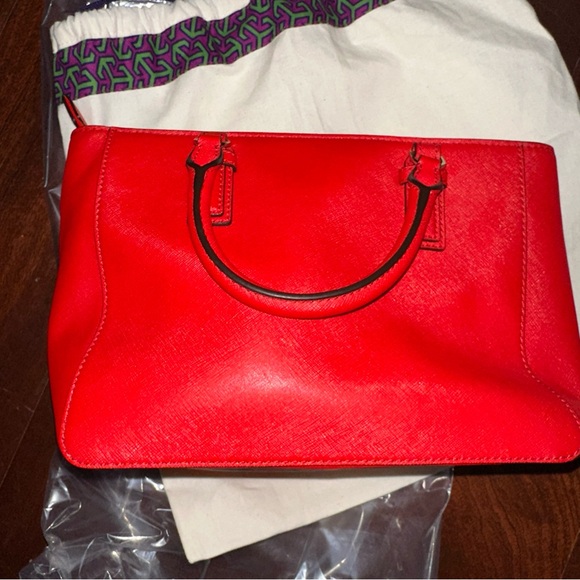 Red Tory Burch Women's two way Handbag - Picture 5 of 10